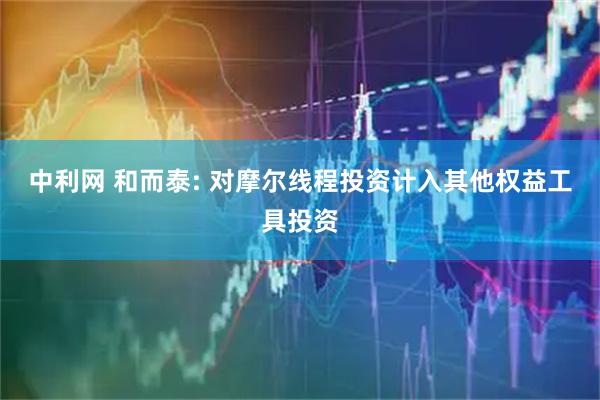 中利网 和而泰: 对摩尔线程投资计入其他权益工具投资