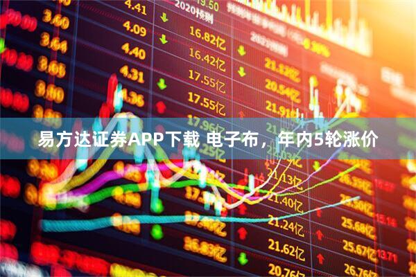 易方达证券APP下载 电子布，年内5轮涨价